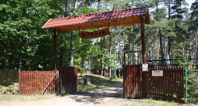 Widok pw ośrodku Wodnik